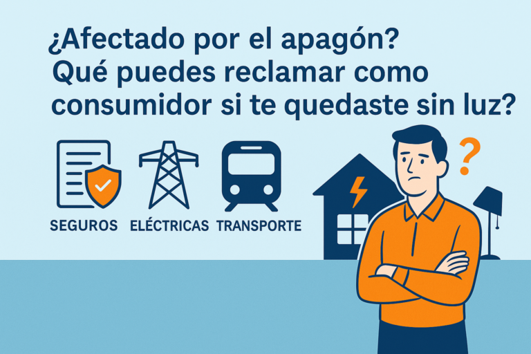 Apagón eléctrico en España: ¿Qué puedes reclamar como consumidor afectado?