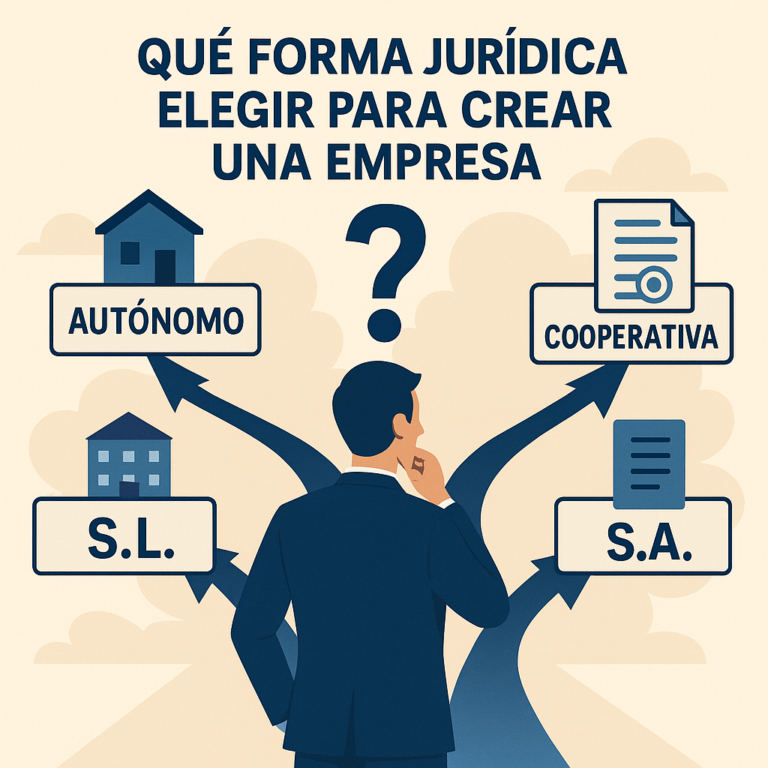 Cómo elegir la forma jurídica adecuada para tu empresa en España