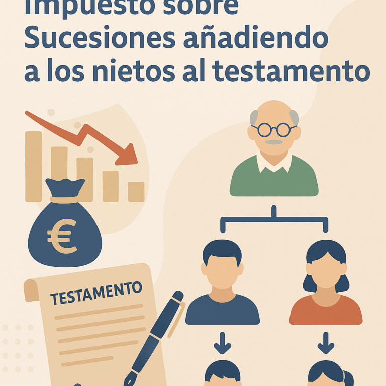 ¿Cómo reducir el Impuesto sobre Sucesiones incluyendo a los nietos en el testamento?