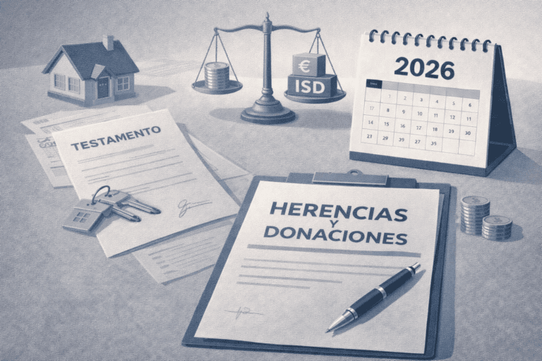 Herencias y donaciones en 2026: impuestos y plazos | Gestoría en Toledo y Madrid