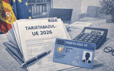 Nuevo umbral salarial Tarjeta Azul-UE 2026 | Extranjería para empresas