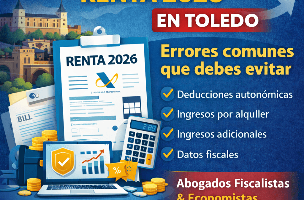 Errores en la declaración de la renta en Toledo 2026 con abogados fiscalistas y economistas