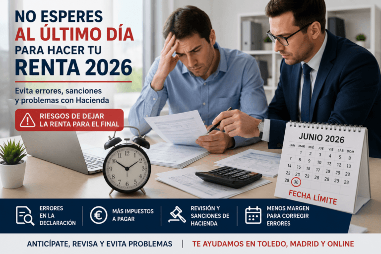 Qué Pasa si No Presentas la Renta a Tiempo | Sanciones