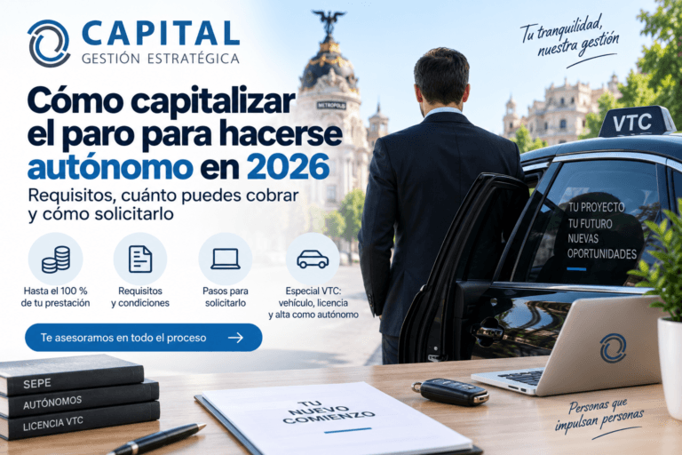 Cómo capitalizar el paro para montar un negocio en 2026