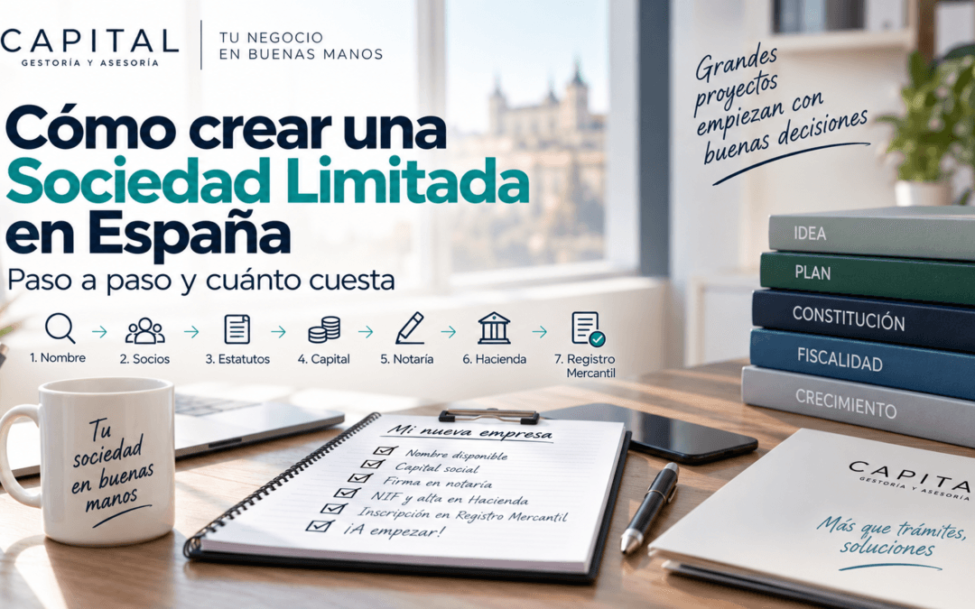 Cómo crear una Sociedad Limitada en España paso a paso