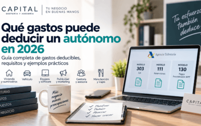 Qué gastos puede deducir un autónomo en 2026